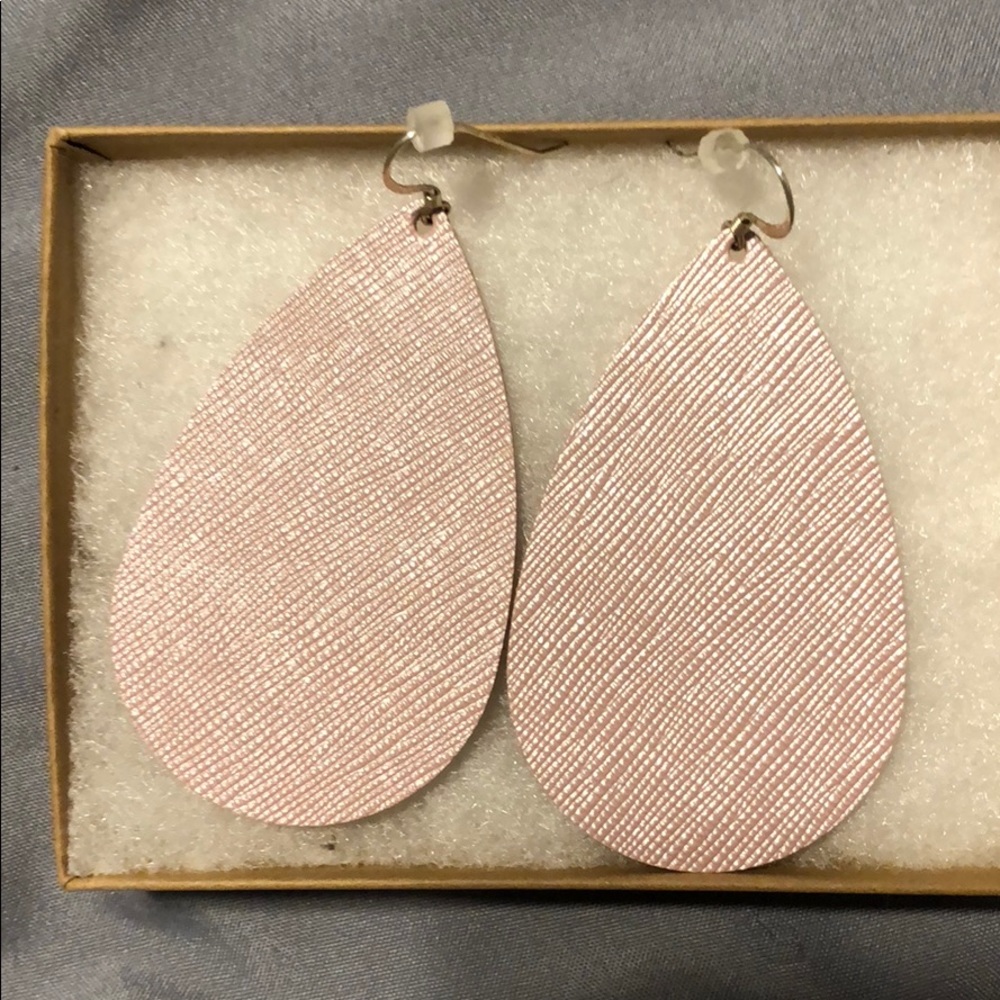 Nickel & Suede earrings